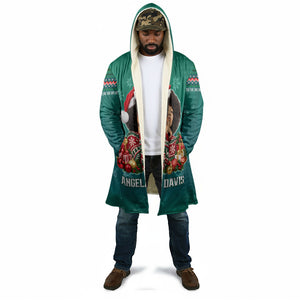 Angela Davis Civil Rights Black History Cloak Ugly Christmas Pattern African American Heritage