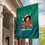 Angela Davis Civil Rights Black History Garden Flag Ugly Christmas Pattern African American Heritage