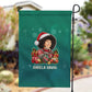 Angela Davis Civil Rights Black History Garden Flag Ugly Christmas Pattern African American Heritage