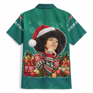 Angela Davis Civil Rights Black History Hawaiian Shirt Ugly Christmas Pattern African American Heritage