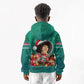 Angela Davis Civil Rights Black History Kid Hoodie Ugly Christmas Pattern African American Heritage