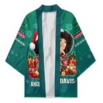 Angela Davis Civil Rights Black History Kimono Ugly Christmas Pattern African American Heritage