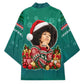 Angela Davis Civil Rights Black History Kimono Ugly Christmas Pattern African American Heritage