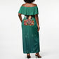 Angela Davis Civil Rights Black History Off Shoulder Maxi Dress Ugly Christmas Pattern African American Heritage