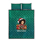 Angela Davis Civil Rights Black History Quilt Bed Set Ugly Christmas Pattern African American Heritage