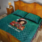 Angela Davis Civil Rights Black History Quilt Bed Set Ugly Christmas Pattern African American Heritage
