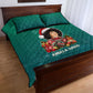 Angela Davis Civil Rights Black History Quilt Bed Set Ugly Christmas Pattern African American Heritage