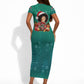 Angela Davis Civil Rights Black History Short Sleeve Bodycon Dress Ugly Christmas Pattern African American Heritage