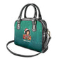 Angela Davis Civil Rights Black History Shoulder Handbag Ugly Christmas Pattern African American Heritage