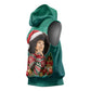 Angela Davis Civil Rights Black History Sleeveless Hoodie Ugly Christmas Pattern African American Heritage