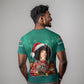 Angela Davis Civil Rights Black History T shirt Ugly Christmas Pattern African American Heritage