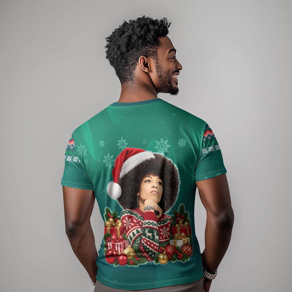 Angela Davis Civil Rights Black History T shirt Ugly Christmas Pattern African American Heritage