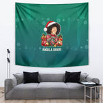 Angela Davis Civil Rights Black History Tapestry Ugly Christmas Pattern African American Heritage