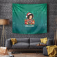 Angela Davis Civil Rights Black History Tapestry Ugly Christmas Pattern African American Heritage