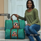 Angela Davis Civil Rights Black History Travel Bag Ugly Christmas Pattern African American Heritage