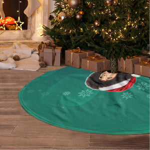 Angela Davis Civil Rights Black History Tree Skirt Ugly Christmas Pattern African American Heritage