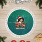 Angela Davis Civil Rights Black History Tree Skirt Ugly Christmas Pattern African American Heritage
