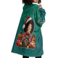 Angela Davis Civil Rights Black History Wearable Blanket Hoodie Ugly Christmas Pattern African American Heritage