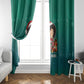 Angela Davis Civil Rights Black History Window Curtain Ugly Christmas Pattern African American Heritage