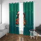 Angela Davis Civil Rights Black History Window Curtain Ugly Christmas Pattern African American Heritage