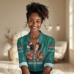 Angela Davis Civil Rights Black History Women Casual Shirt Ugly Christmas Pattern African American Heritage