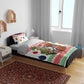Madagascar Christmas Bedding Set Lemur Santa Hat Holiday Tree - African Pride
