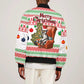 Madagascar Christmas Bomber Jacket Lemur Santa Hat Holiday Tree - African Pride