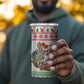 Madagascar Christmas 4 in 1 Can Cooler Tumbler Lemur Santa Hat Holiday Tree - African Pride