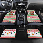Madagascar Christmas Car Mats Lemur Santa Hat Holiday Tree - African Pride