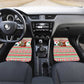 Madagascar Christmas Car Mats Lemur Santa Hat Holiday Tree - African Pride