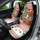 Madagascar Christmas Car Seat Cover Lemur Santa Hat Holiday Tree - African Pride