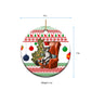 Madagascar Christmas Ceramic Ornament Lemur Santa Hat Holiday Tree - African Pride