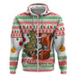 Madagascar Christmas Hoodie Lemur Santa Hat Holiday Tree - African Pride