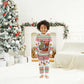 Madagascar Christmas Pajama Set Lemur Santa Hat Holiday Tree - African Pride