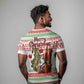 Madagascar Christmas T shirt Lemur Santa Hat Holiday Tree - African Pride
