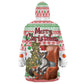Madagascar Christmas Wearable Blanket Hoodie Lemur Santa Hat Holiday Tree - African Pride