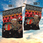 Madagascar Christmas Garden Flag Aye Aye Lemur Santa Hat Holiday Lights - African Pride
