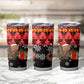 Madagascar Christmas Tumbler Cup Aye Aye Lemur Santa Hat Holiday Lights - African Pride
