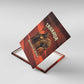 Taharqa Canvas Wall Art with Warrior Portrait, Lion of Kush Title and Bold Red Defender of Africa - African Pride