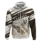 Taharqa Hoodie with Ancient Map Illustration, King of Two Lands Title and Kush Egypt Temple - African Pride