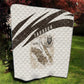 Taharqa Quilt with Ancient Map Illustration, King of Two Lands Title and Kush Egypt Temple - African Pride