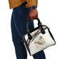 Taharqa Shoulder Handbag with Ancient Map Illustration, King of Two Lands Title and Kush Egypt Temple - African Pride