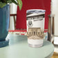 Taharqa Tumbler Cup with Ancient Map Illustration, King of Two Lands Title and Kush Egypt Temple - African Pride