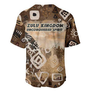 Shaka Zulu Baseball Jersey Monochrome Portrait Zulu Kingdom Heritage Unconquered Spirit Warrior Legacy Theme - African Pride