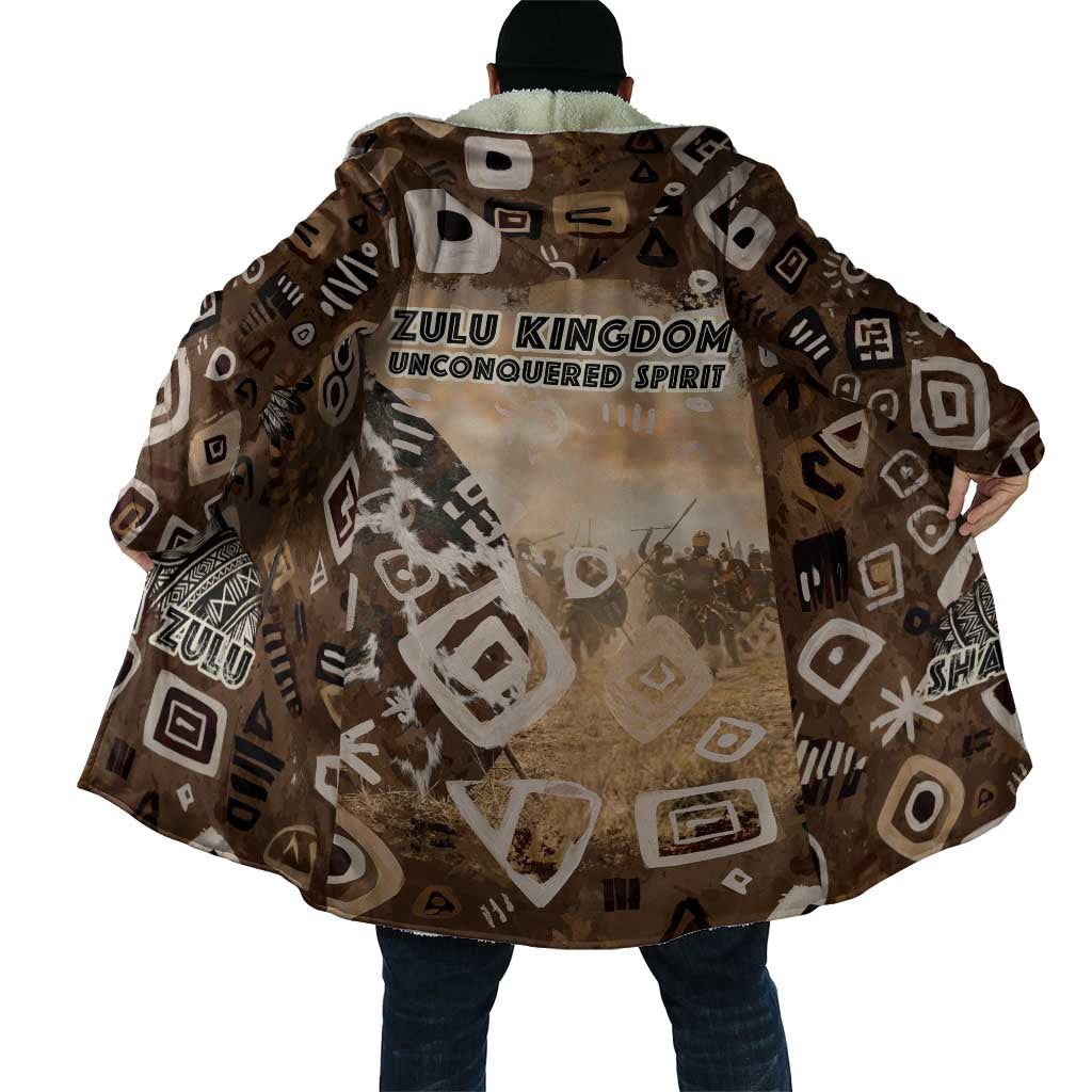 Shaka Zulu Cloak Monochrome Portrait Zulu Kingdom Heritage Unconquered Spirit Warrior Legacy Theme - African Pride