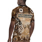 Shaka Zulu Rugby Jersey Monochrome Portrait Zulu Kingdom Heritage Unconquered Spirit Warrior Legacy Theme - African Pride