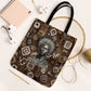 Shaka Zulu Tote Bag Monochrome Portrait Zulu Kingdom Heritage Unconquered Spirit Warrior Legacy Theme - African Pride