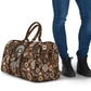 Shaka Zulu Travel Bag Monochrome Portrait Zulu Kingdom Heritage Unconquered Spirit Warrior Legacy Theme - African Pride