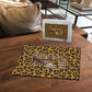Shaka Zulu Puzzle Leopard Print Design Traditional Warrior Spear and Shield Illustration Tribal King - African Pride