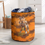 Shaka Zulu Laundry Basket Warrior Fiery Roaring Lion - Never Retreat Never Surrender African Strength and Courage - African Pride